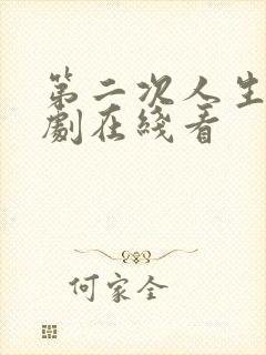 第二次人生电视剧在线看