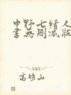 中野七绪人妻秘书无删减版封面