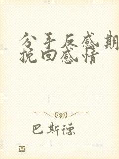 分手反感期如何挽回感情