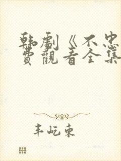 韩剧《不忠》免费观看全集