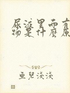 尿液里面有沉淀物是什么原因封面