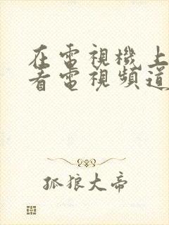 在电视机上怎么看电视频道