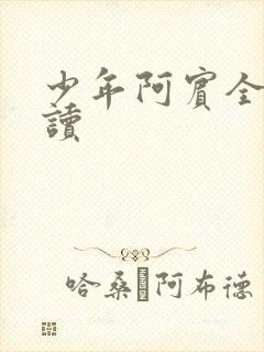 少年阿宾全篇阅读