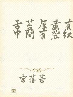 舌苔厚黄有齿痕中间有裂纹