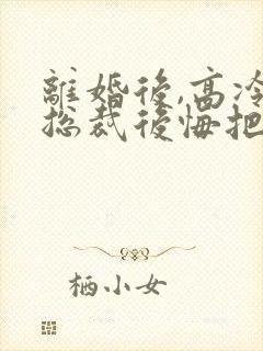 离婚后,高冷女总裁后悔把