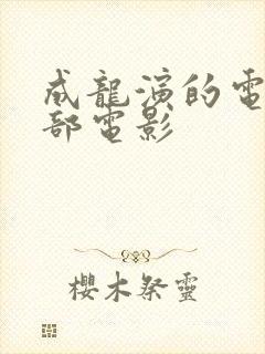 成龙演的电影全部电影