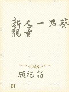 新人一乃葵在线观看