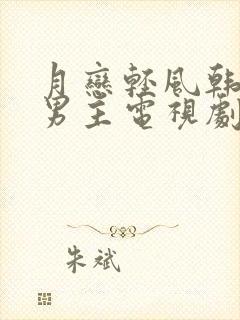 月恋轻风韩剧双男主电视剧在线观看