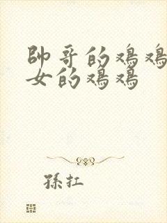 帅哥的鸡鸡插美女的鸡鸡封面