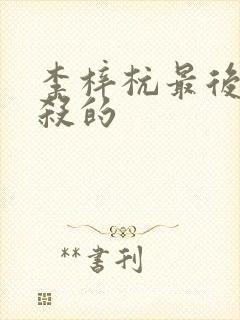 李梓杭最后被谁杀的