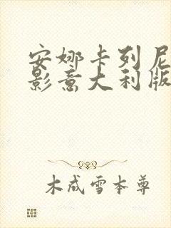 安娜卡列尼娜电影意大利版本