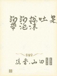 狗狗总吐是黄水带泡沫