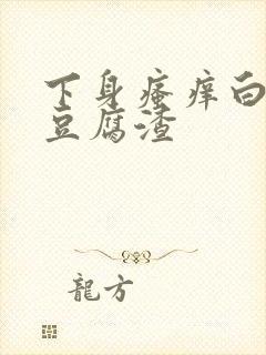 下身瘙痒白带呈豆腐渣封面