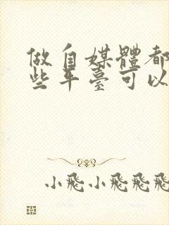 做自媒体都有哪些平台可以赚钱