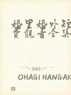 婚里婚外短剧免费观看全集完整