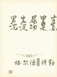 男生尿里有白色沉淀物是怎么回事