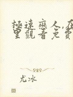 极速恋人,在哪里观看免费封面