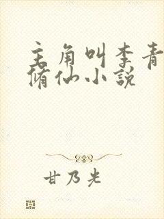 主角叫李青云的修仙小说封面