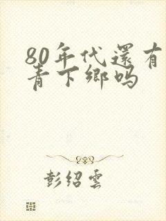 80年代还有知青下乡吗