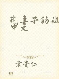 我妻子的姐姐二中文