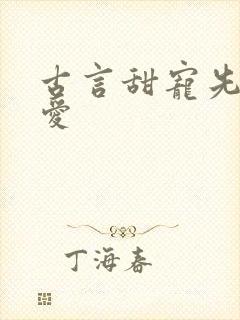 古言甜宠先婚后爱