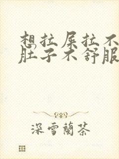 想拉屎拉不出来肚子不舒服封面