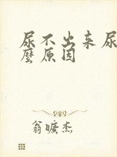 尿不出来尿疼什么原因