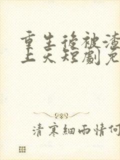 重生后被渣男宠上天短剧免费在线观看