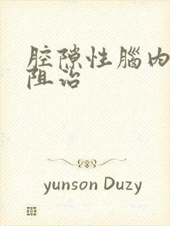 腔隙性脑内梗塞阻治