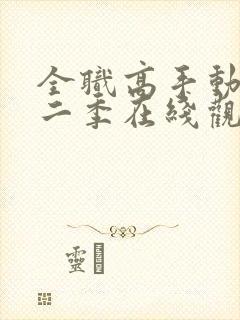 全职高手动漫第二季在线观看免费封面