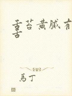 舌苔黄腻有齿痕舌