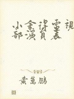 小舍得电视剧全部演员表封面