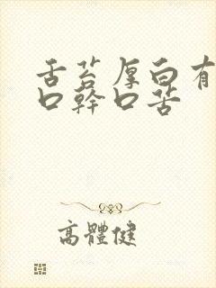 舌苔厚白有齿痕口干口苦