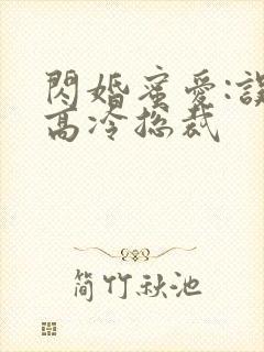 闪婚蜜爱:误嫁高冷总裁封面