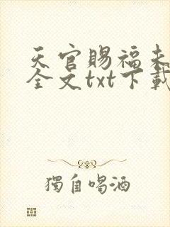 天官赐福未删减全文txt下载封面