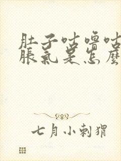 肚子咕噜咕噜响胀气是怎么回事