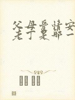 父母爱情安杰骂老丁是哪一集