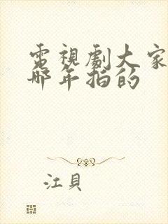 电视剧大家庭是哪年拍的