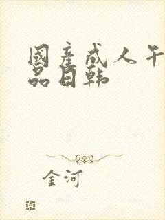 国产成人午夜精品日韩