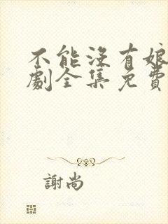 不能没有娘电视剧全集免费观看封面