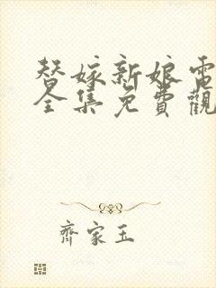 替嫁新娘电视剧全集免费观看高清封面