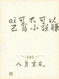ai可不可以自己写小说赚钱