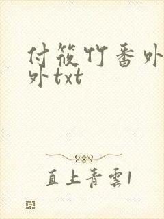 付筱竹番外篇番外txt