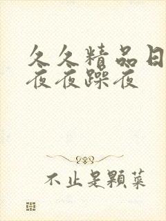 久久精品日日躁夜夜躁夜