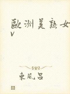 欧洲美熟女乱av