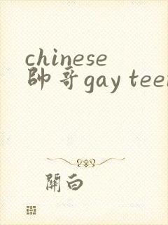 chinese帅哥gay teen