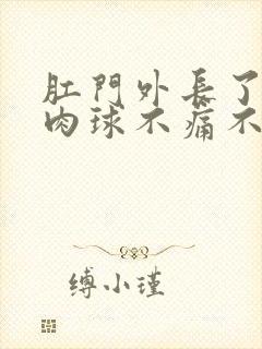 肛门外长了一个肉球不痛不痒