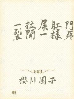 一拉屎肛门就像裂开一样疼还出血