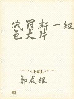 俄罗斯一级纯黄色大片