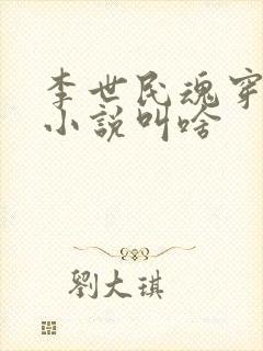 李世民魂穿刘禅小说叫啥